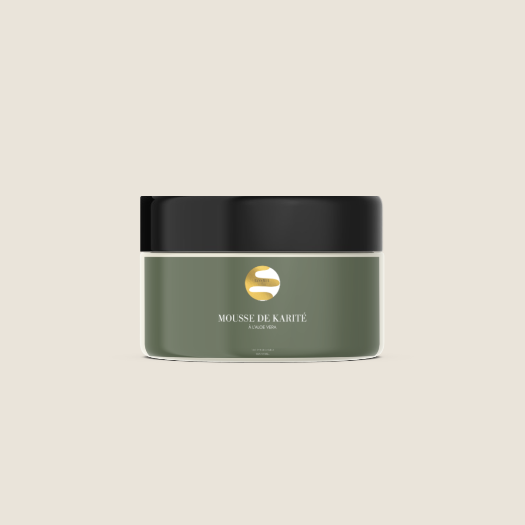 Mousse de karité à l’aloe vera 100% naturel