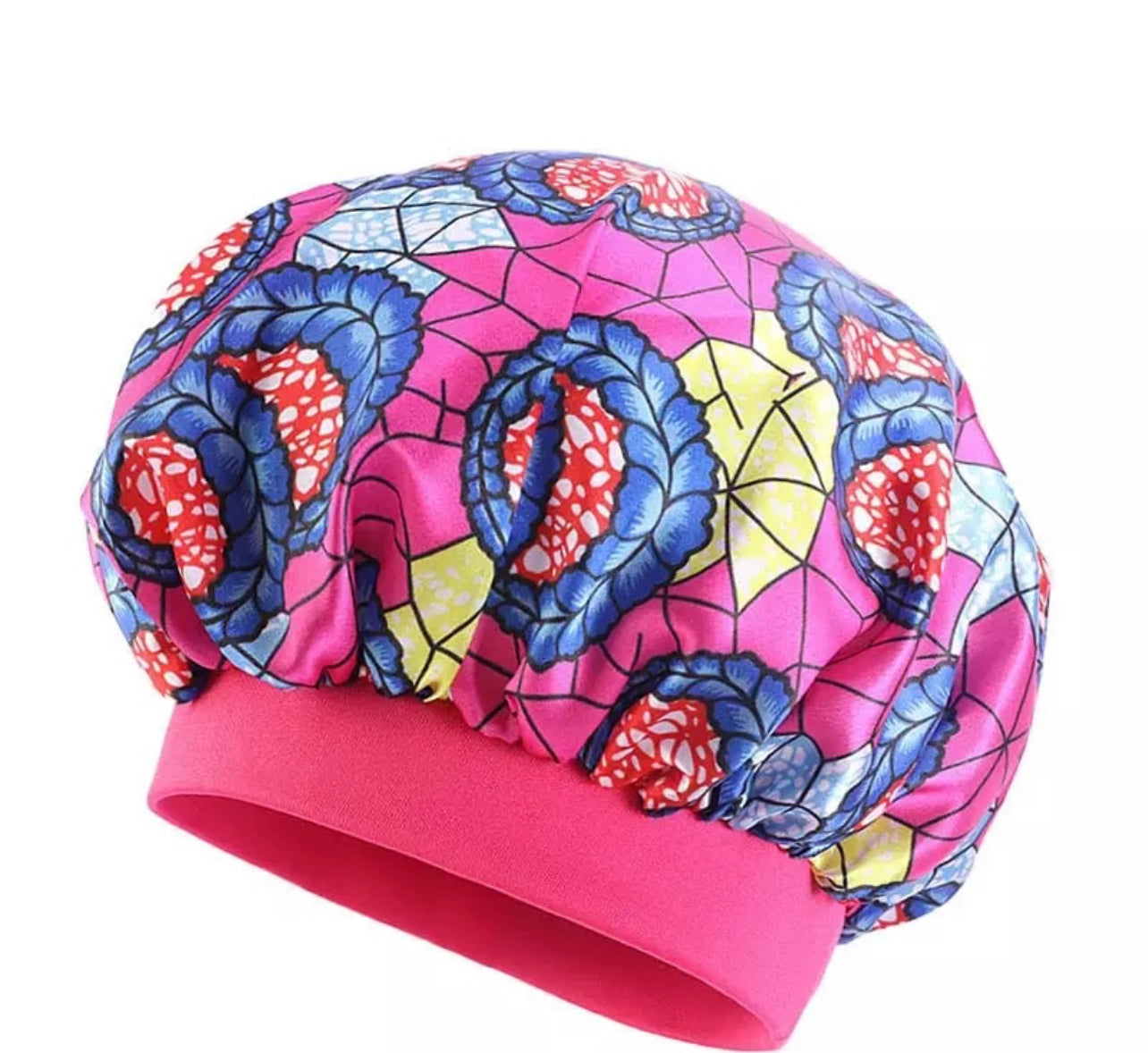 Bonnet en satin enfant